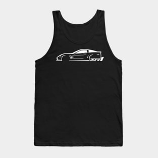 White C6 Zr1 Tank Top